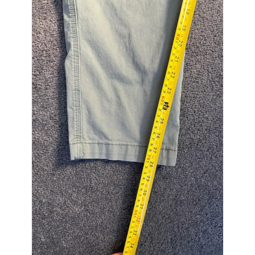 Zara Man Cargo Pants Sage Green Straight Leg Multi Pocket Utility Trousers 32